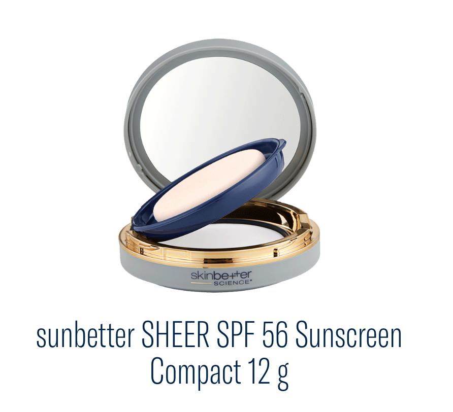 Sunbetter SHEER SPF 56 Sunscreen Compact