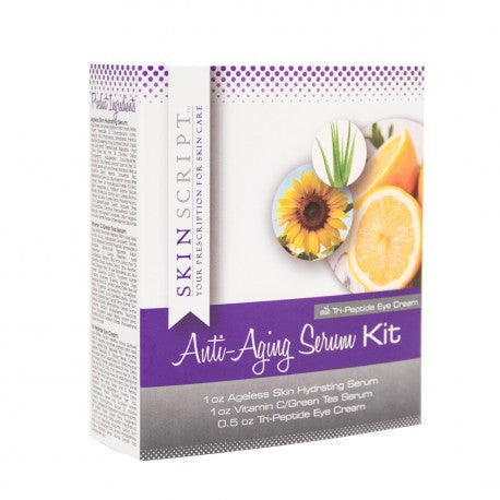 Kit - Anti-Aging Serum Kit (with tri-peptide eye serum) $90 - Incandescent Skin